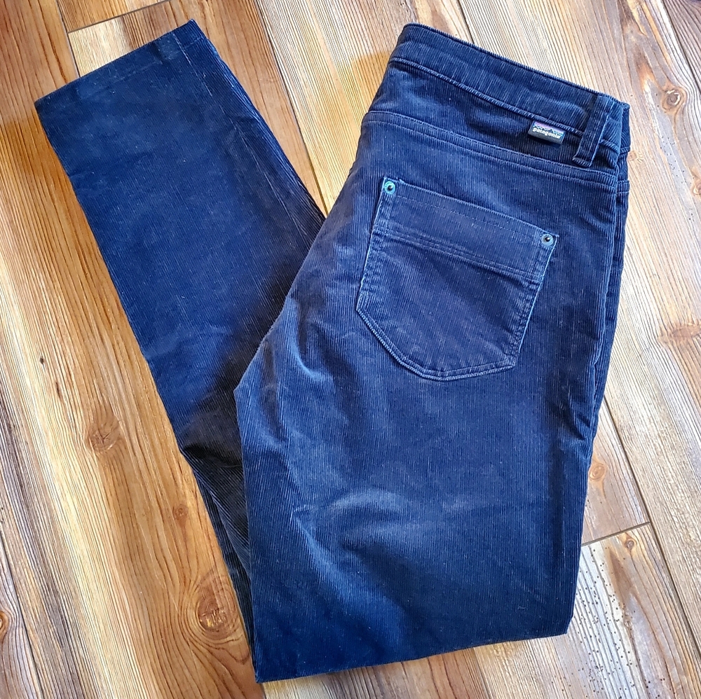 Patagonia Organic Cotton Women’s Blue Corduroy Pants Size 27